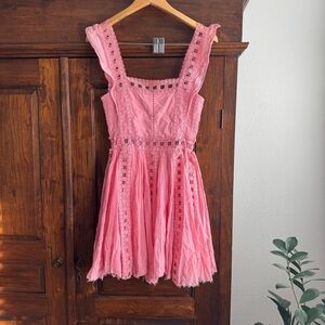 Free People Verona Pink Dress